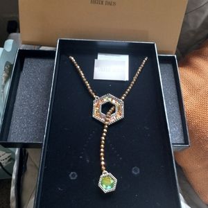 Heidi Daus necklace and earring set.